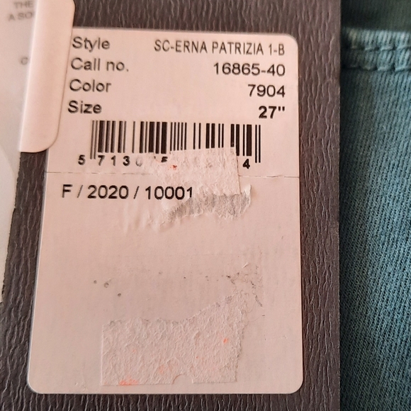 NWT ☆ Soya Concepts Patrizia Skinny Cropped Teal Jean - Picture 9 of 12